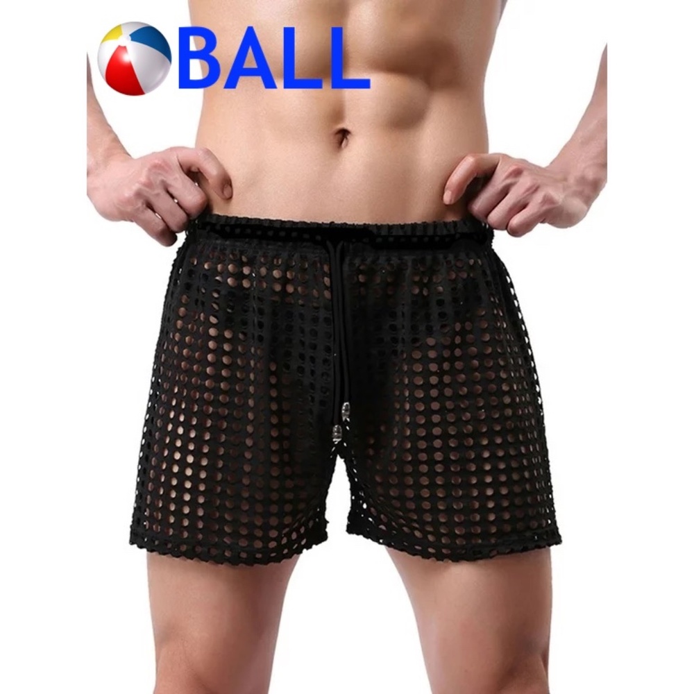 Ball Open Mesh Shorts 30-36" waist 6.5" inseam Gently worn Unlined open weave